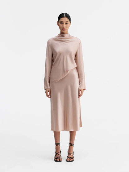 Ahlvar Hana Satin Skirt
