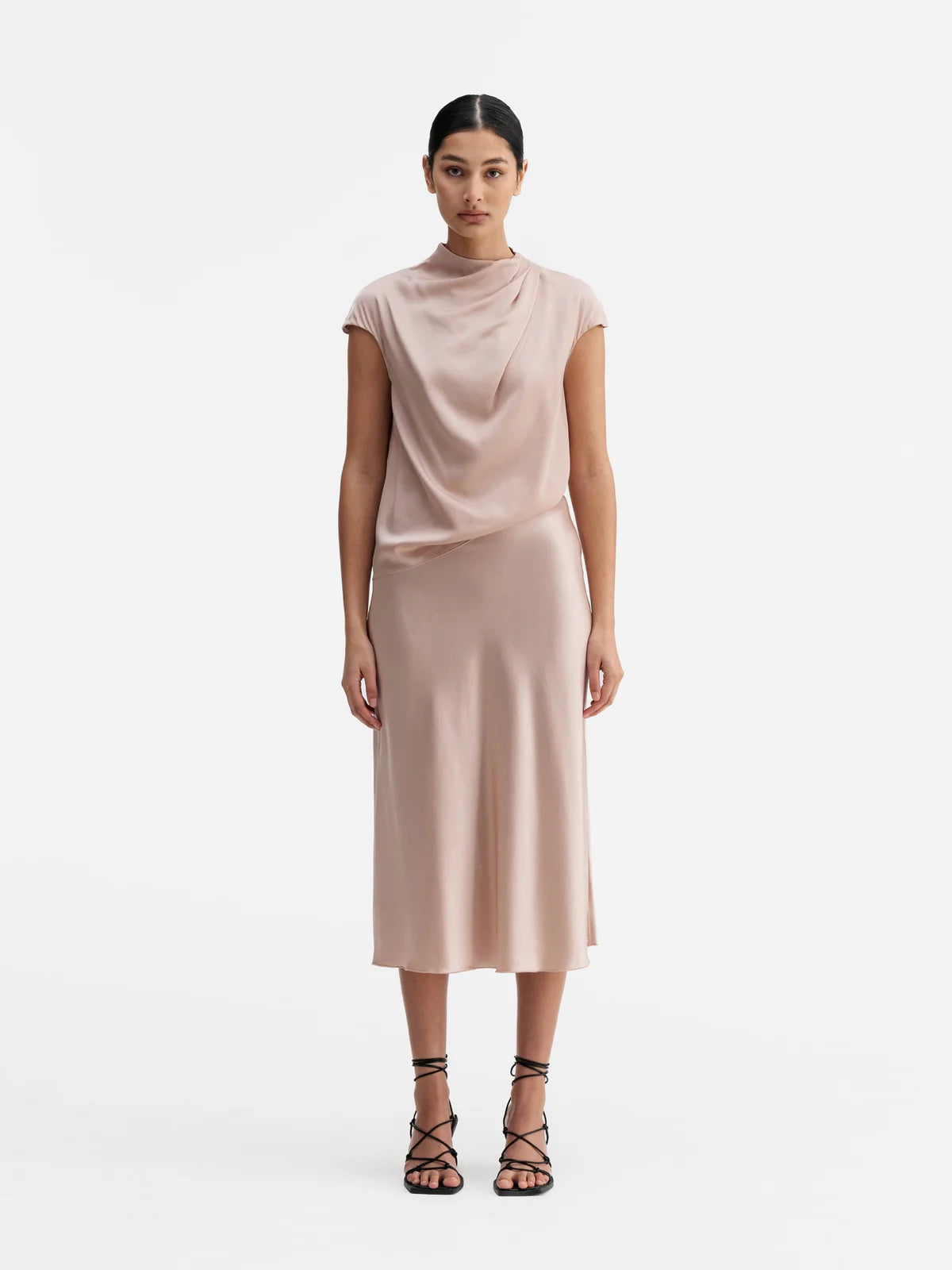 Ahlvar Hana Satin Skirt