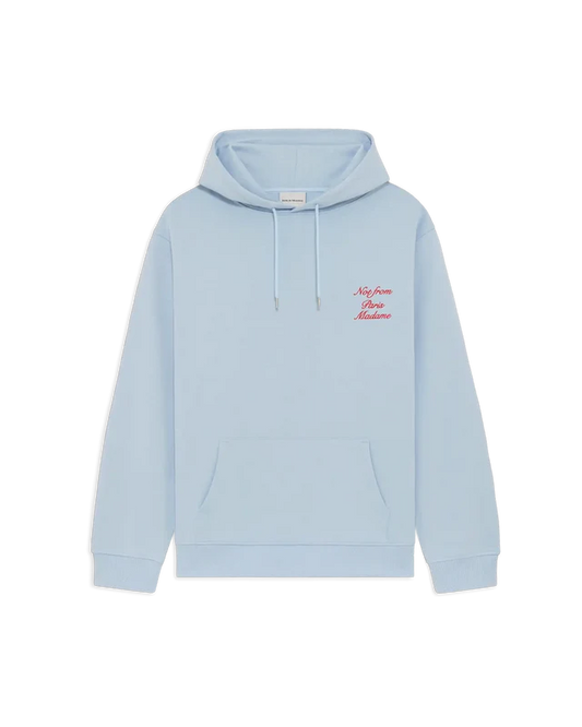 Drôle De Monsieur Hoodie Slogan Calligraphy