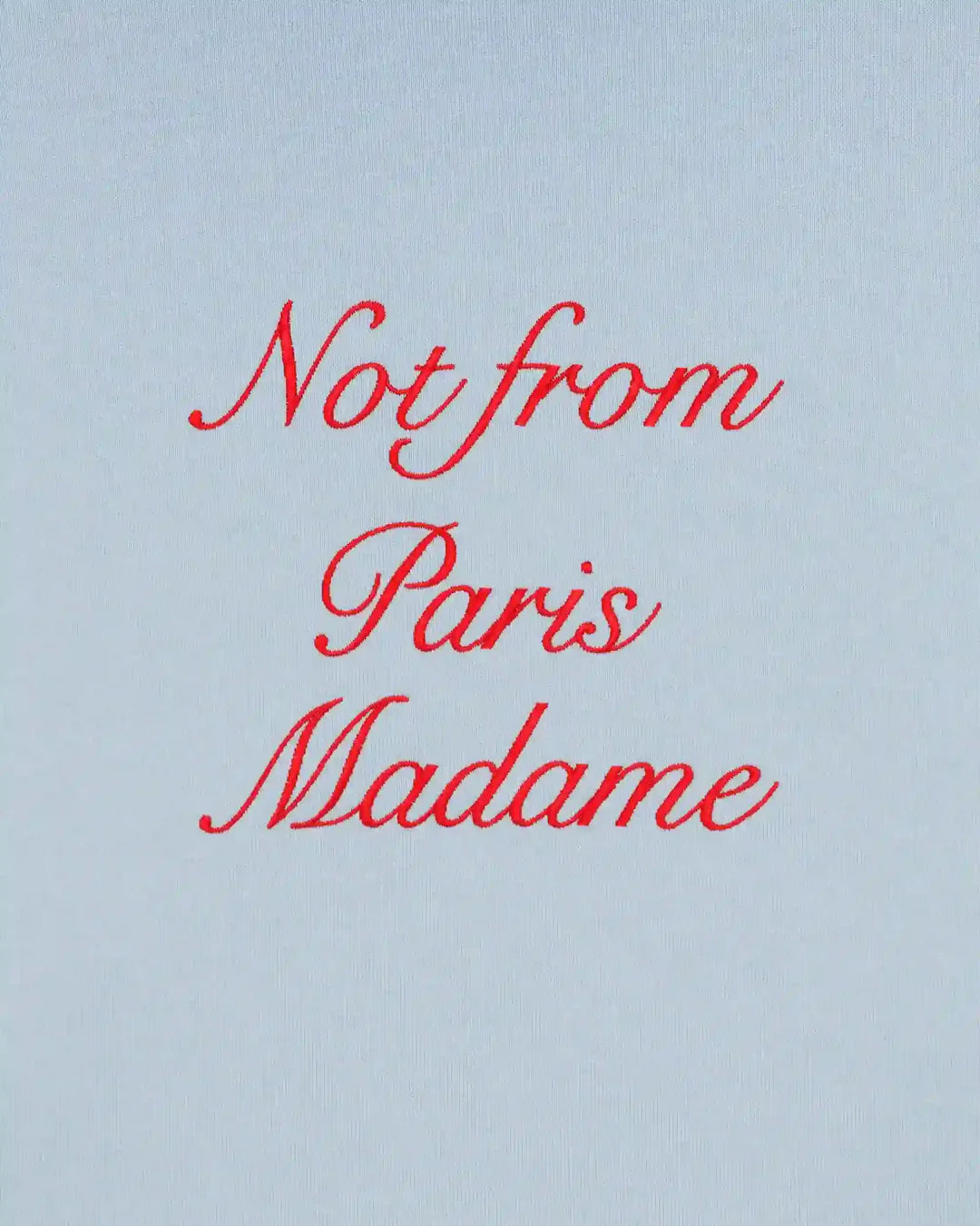 Drôle De Monsieur Hoodie Slogan Calligraphy