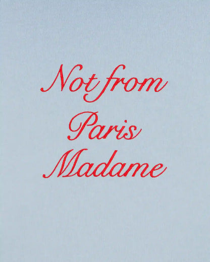 Drôle De Monsieur Hoodie Slogan Calligraphy