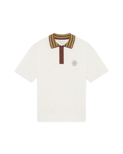 Drôle De Monsieur Polo Maille Ajouré D Miroir