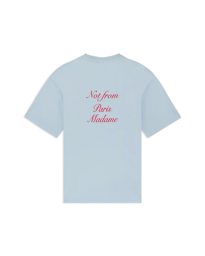 Drôle de Monsieur Le T-Shirt Slogan Calligraphy