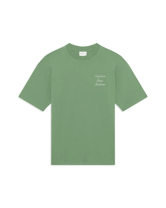 Drôle de Monsieur Le T-Shirt Slogan Calligraphy