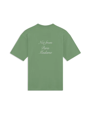 Drôle de Monsieur Le T-Shirt Slogan Calligraphy