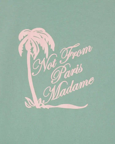 Drôle De Monsieur T-Shirt Slogan Palmiers