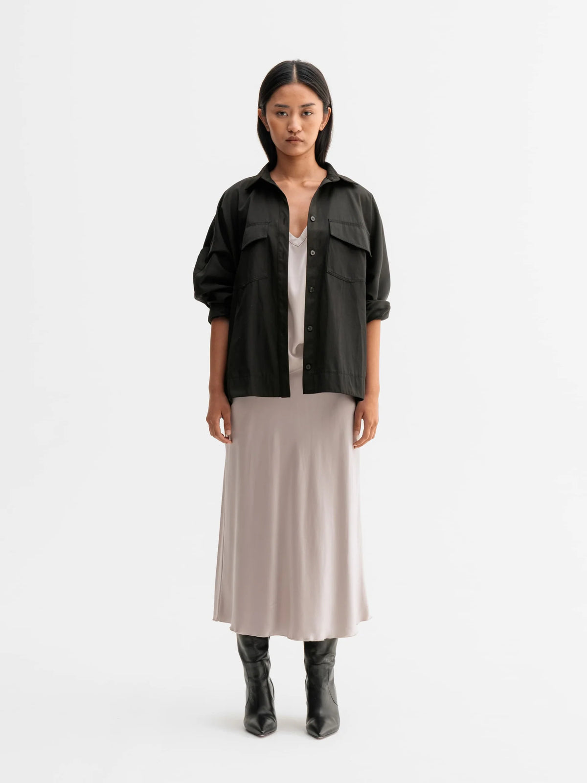 Ahlvar Kaia Overshirt Black