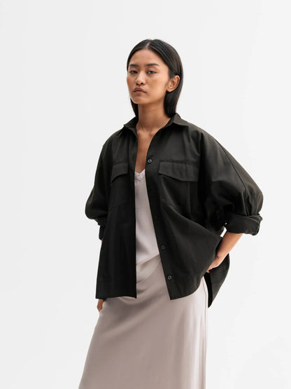 Ahlvar Kaia Overshirt Black