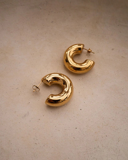 Noemi Hoops Gold Luv Aj