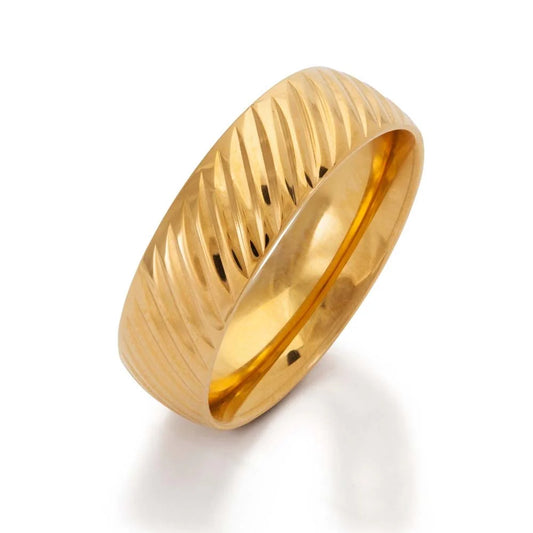 Oblique Olive Ring