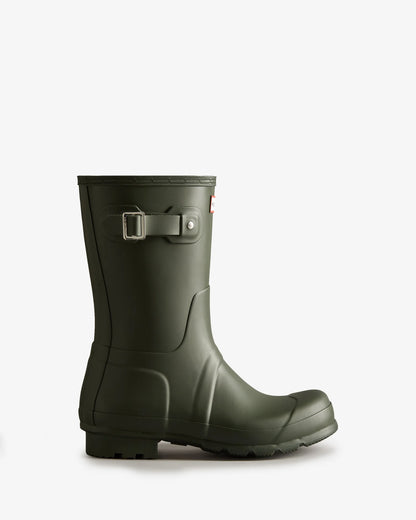 Hunter Men's Original Short Boots Dark Olive
