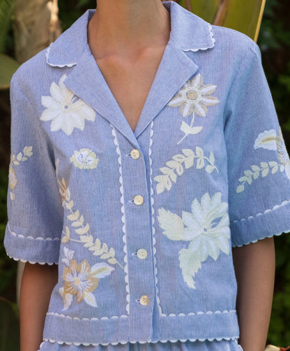 Rose And Rose Tiger Lily Top
