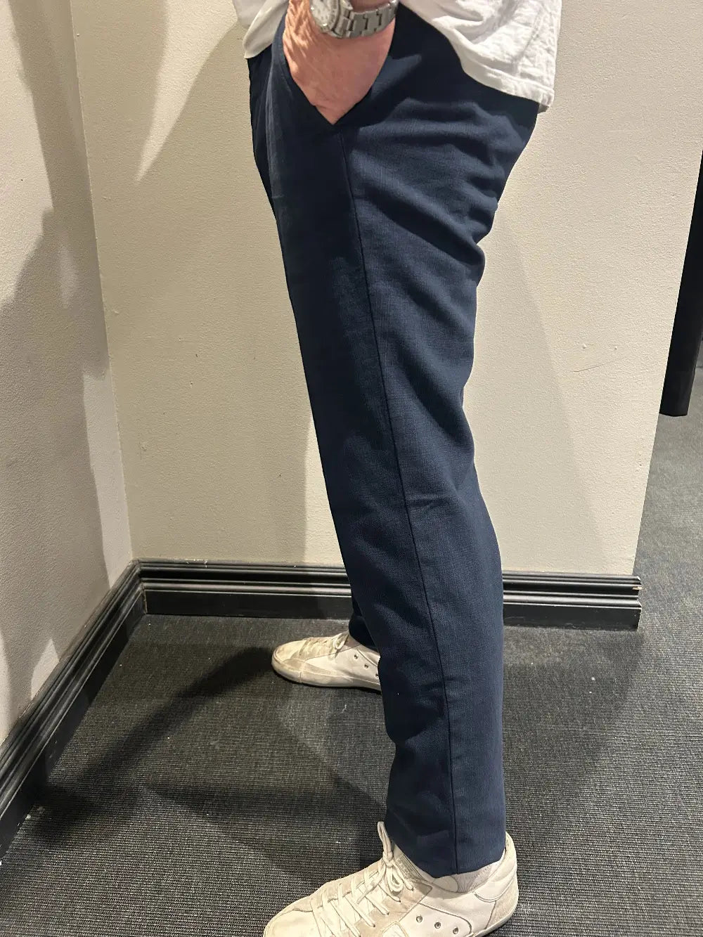 Mason’s Torino Chinos – eleganta herrbyxor i italiensk design med perfekt passform, premiumkvalitet och tidlös stil.