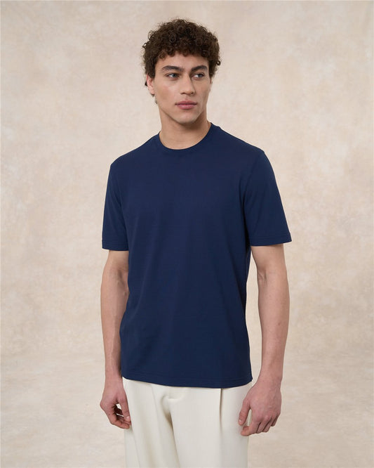 Filippo De Laurentis Crepe Cotton T-Shirt